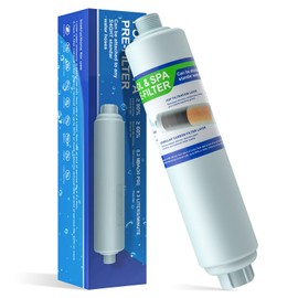 Garden Hose Filter for Filling Pool/Hot Tub/Spa, Greatly Reduces Sediment, Chlorine, Heavy Metals and Odors, Standard 3/4" Garden Hose Thread, Hose Filter, Up to 8,000 Gallons (1, Blue)