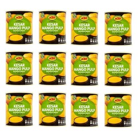 KTC Kesar Mango Pulp Tin 850g (Pack of 12)