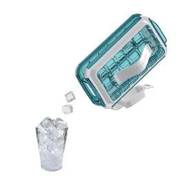 ICBP-CB Ice Breaker Clear Blue Sealed Ice Tray, Ice Maker, Denmark, Scandinavian Design, Compact, Odor Resistant