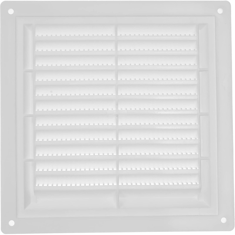 Repa Market 6 x 6 Inch (Outer Size) White Plastic