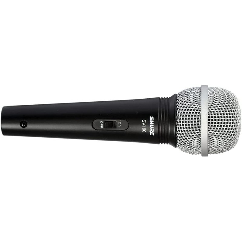 Shure SV100 Micrófono Vocal Cardioide para Voces, Karaoke, Multimedia e