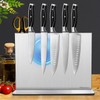 Fimaten Magnetic Knife Block Stand Without Knives 12 Inch Silver