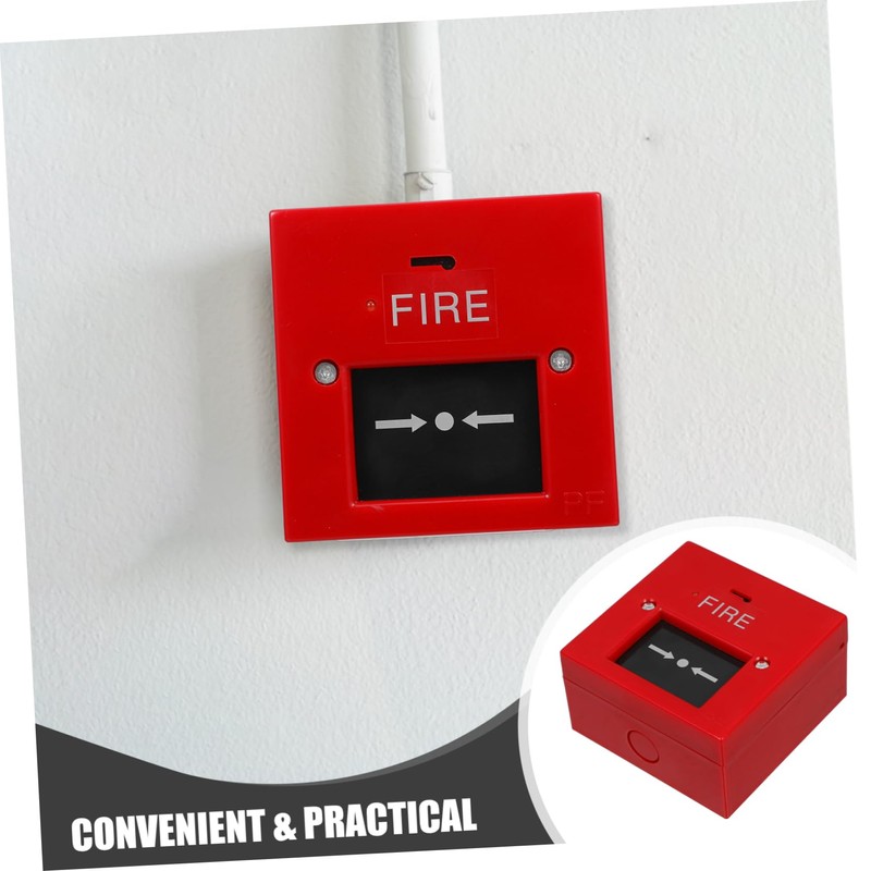 Zerodeko Wired Emergency Alarm Button Glass Break Safety Device for