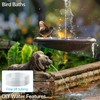 Antfraer Solar Fountain Pump for Bird Bath, 6.5W Solar Fountain