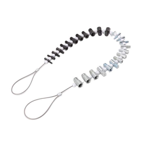 Nut and Bolt Thread Checker,26 Male Female Thread Identification Tool