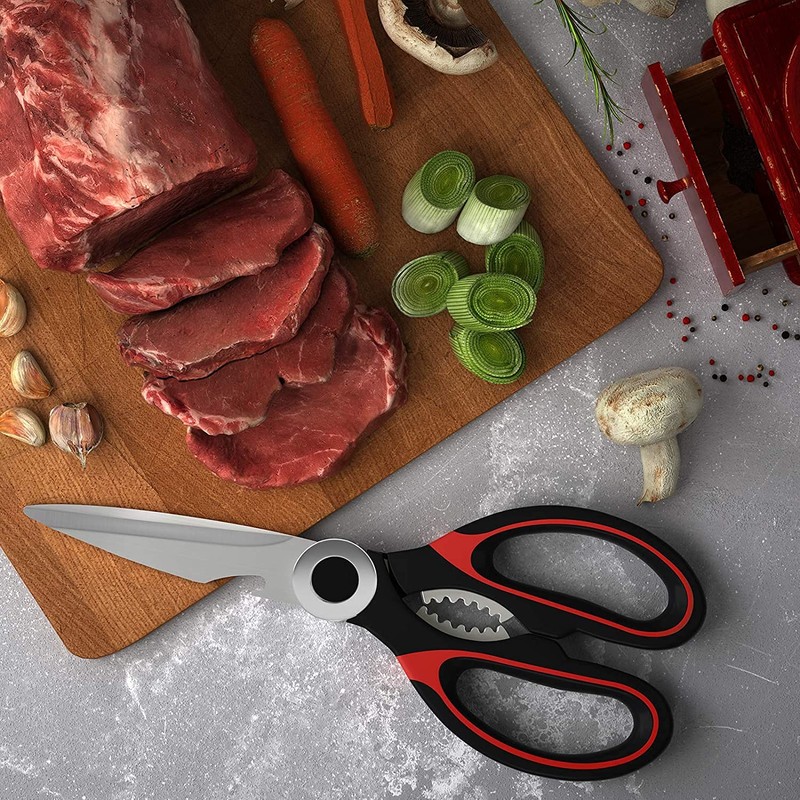 Zaxetic Kitchen Scissors Heavy Duty Multi-Function Purpose, Ultra Sharp Cutters