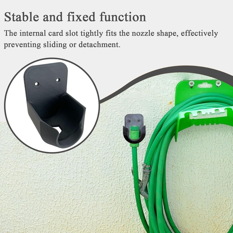 Soporte de Pared para Manguera de Jardín ABS 12x9x8cm NLO985VDM2PLIG2E