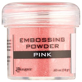 Ranger Embossing Powder, 0.63-Ounce Jar, Pink