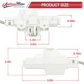 W10810403 W10861642 W10787836 for Whirlpool Kenmore Maytag Cabrio Washer Lid Lock Replacement Repalces WTW7040DW0 MVWB865GW0 WTW8040DW4 WTW7300DW0 MVWB835DW4 WTW7000DW1 W10787878 AP5984435 PS11722981