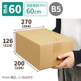 Earth Cardboard ID2051 Cardboard, 60 Size, B5, Cardboard Box, Set of 120, Logo Included