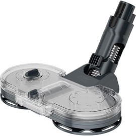 Sichler Haushaltsgeräte Zubehör zu Accu Staubsauger: Wischaufsatz mit Wassertank & 2 Pads für Zyklon-Staubsauger BHS-700.ak (Beutelloser Akku-Staubsauger, Akku-Handstaubsauger Zyklon)