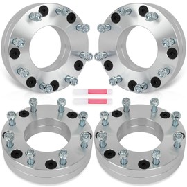 SCITOO 4Pcs 6x5.5 to 8x180 Wheel Adapters 2 inch Bore 108mm Studs 14x1.5 6 Lug Wheel Spacers No Hubcentric Fit for Ram 1500 2019-2023,for GMC Yukon XL 2015-2023,for GMC Yukon 1992-2023