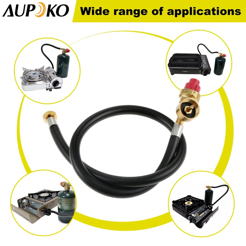 Aupoko Dual Fuel Camp Stove Replacement Hose, Portable Propane Stove
