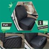 HAPYFOST Waterproof Front Seat Cover Dog Car Seat Covers Nonslip