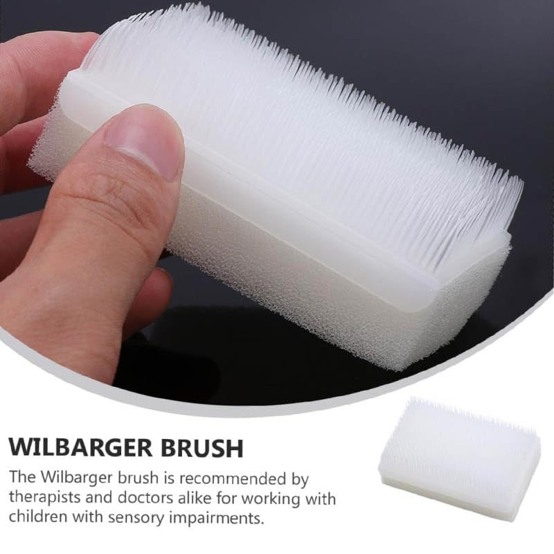 4 Pcs Brush Sensory Defensiveness,Wilbarger Therapy Brush,Sensory Brush,Therapy Brush,Wilbarger Therapy