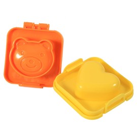 Boiled Egg Mold, 6pcs/set, Cartoon Eggs, Cute Shape, Pan Cooking, DIY Tools, Sushi Rice Mold, Kitchen Accessories for Kids, 6.7cm x 6.7cm x 4cm