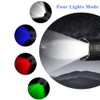 4 in 1 LED Torch Super Bright 900 Lumen Red,