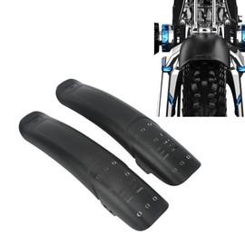 2pcs Mountain Bike Fender Set Universal Long Hard Shell Plastic Resin Bike Mud Guards
