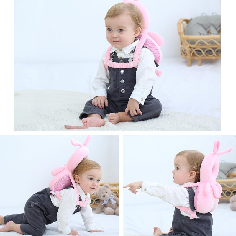 Baby Backpack Head Protection Pillow, Cute Animal Toddler Baby Head