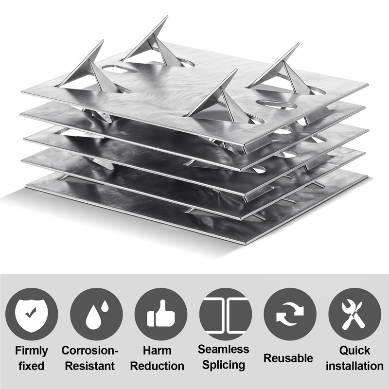Blulu 25 Pcs Surface Mount Impaler for Wall Mounting Acoustic