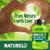 NATURELO Burpless Omega 3 Fish Oil Supplement - 1100mg Triglyceride
