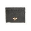 Alice Wheeler Bee Vegan Leather Small Card Holder (Black)