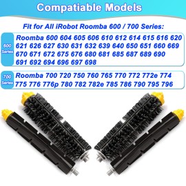 Replacement Parts for iRobot Roomba 600 Series 605 606 610 615 616 620 621 625 630 631 632 650 651 653 655 660 670 671 676 680 681 (black MB)