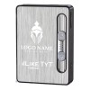 yaaj diseños Cigarrera Con Encendedor 3 En 1 Personalizada Grabada Laser