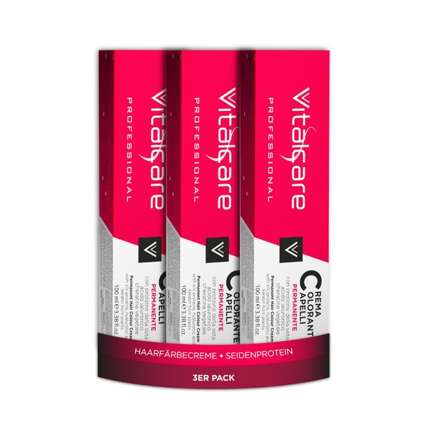Vitalcare | Professional Professional Permanent Hair Dye with Silk Protein