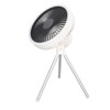 Tripod Desk Fan with Light USB Rechargeable Battery Operated 3