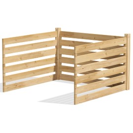 Greenes Fence Cedar Wood Composter Add-On Kit, 36" L x 36" W x 31" H / 173.92 gallons - Not Meant for Independent use; to be Added on to RCCOMP36 Composter Kit - Made in USA with North American Cedar