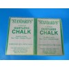 NOS Lot 12 Boxes Standard's Yellow Dustless Chalk New Sealed