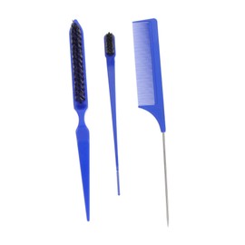 Baluue Hair Combing Kit 1 Set Wide Tooth Comb Hair Parting Comb for Coloring Styling