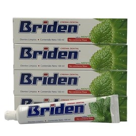 CREMA DENTAL SIN FLÚOR BRIDEN PAQ.3 PIEZAS DE 100 ML