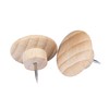 Legamaster 7-145125 Wooden Push Pins, Beech Wood, 20 mm Diameter,