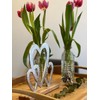 Brandsseller Decorative Stand Hearts Aluminium Approx. 23 x 21 cm