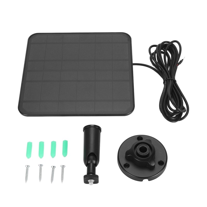 12W Solar Panel Camera, IP66 Waterproof 360 Degree Adjustable Bracket
