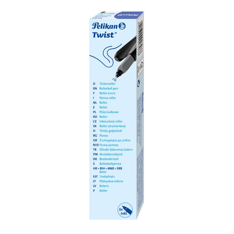 Pelikan 946962 Twist Rollerball Pen in Folding Box, Universal for