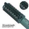 USB Hair Straightener Brush Comb Temperature Adjustable Hair Straightening Brush