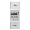 KWh Meter, Digital 1-Phase 2-Wire 2P DIN Rail 220V Electricity