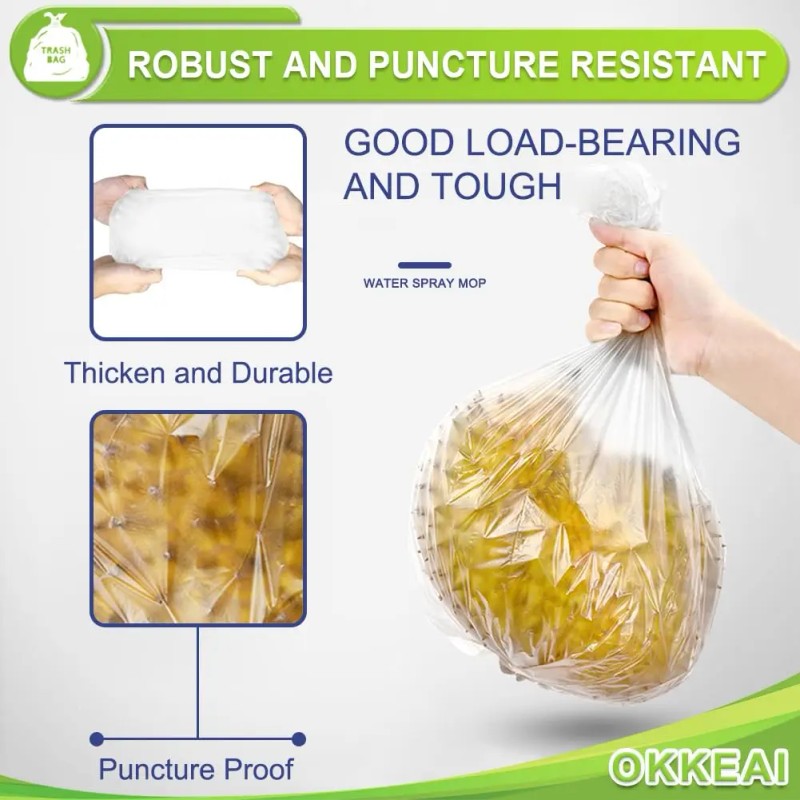 4-5 Gallon Trash Bags Small Garbage Bags Bathroom Trash Can