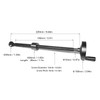 Workbench Vise Screw T16x220MM Self Locking Good Bearing Fixture with