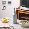 Sweejar Ceramic Olive Oil Dispenser Bottle, 20 Oz Relief Opaque