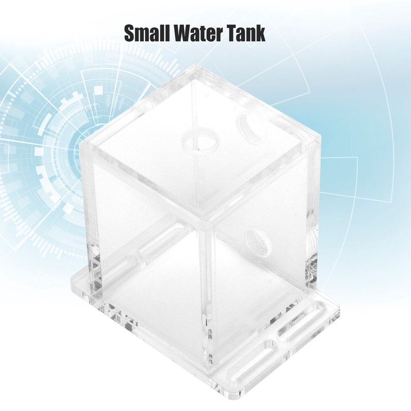 Acrylic Water Tank GQSXT3 Fully Transparent 3 Holes Water Cooler