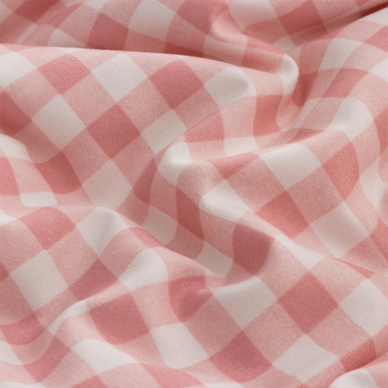 Aimuan Zipper Bedding Twin Zip Up Bedding Set Pink Checked