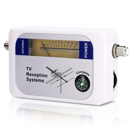 Beufee Signal Finder, Digital Aerial TV Finder TV Antenna Signal Strength Meter Detector Receiver Mini Finder Digital Antenna Terrestrial Antenna Signal Finder