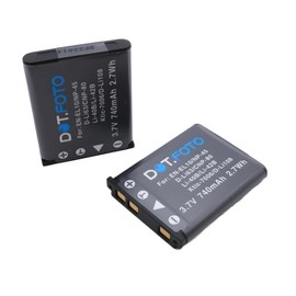 2 x Dot.Foto EN-EL10 Premium 3.7v / 740mAh Batteria Ricaricabile per Nikon Coolpix S60 S80 S200 S202 S203 S205 S210 S220 S225 S230 S500 S510 S520 S570 S600 S700 S3000 S4000 S5100