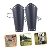 BESPORTBLE 1 Pair Arm Guards Leather Arm Protectors for Hunting