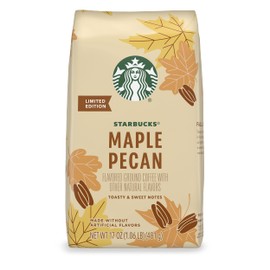 Starbucks Ground Coffee—Maple Pecan Flavored Coffee—100% Arabica—No Artificial Flavors—1 bag (17 oz)