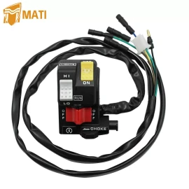 M MAT For Honda TRX300 TRX300FW 1988-1995 Handlebar Start Stop Light Kill Choke Switch
